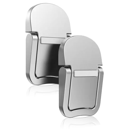 RAMGLYO 2 Pcs Silver Mini Laptop Stands, Portable Single-layer Computer Keyboard Stand Notebook Holder Cooling Laptop Stand Ergonomic Lightweight Holder Mount for Laptop MacBook Wireless Keyboard