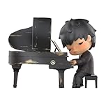 POP MART Hirono The Pianist Figure Articulated Character Premium Design Gifts for Women Fan-Favorite Collectible Art Toy Figure