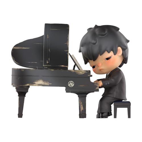 POP MART Hirono The Pianist Figure Articulated Character Premium ...