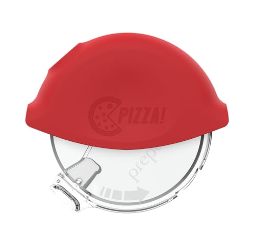 Prepara Premium Pizza Cutter, 4.62 Inch, Red