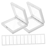 Estuche flotante para joyas: tiene un diseño simple, pero es muy práctico en su uso, lo que le brinda una experiencia de uso, marco para porta joyas
