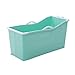 GY Vasca da Bagno Pieghevole, Vasca da Bagno Portatile per Adulti, Cover di Plastica Home Tutto Il Corpo, Secchio per Il Bagno dei Bambini, Vasca per Adulti Addensata, 2 Colori, 117 * 52.5 * 63cm