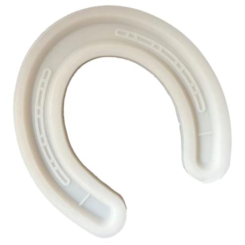 GARVALON Moule en Silicone de Fer à Cheval Blanc, Facile à Utiliser Démouler, Débutants en Artisanat Loisirs Créatifs