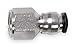 Female Connector, 6mm Tube Sz, Brass, PK5