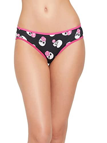 Image of Clovia Women's Cotton Low Waist Printed Bikini Panty