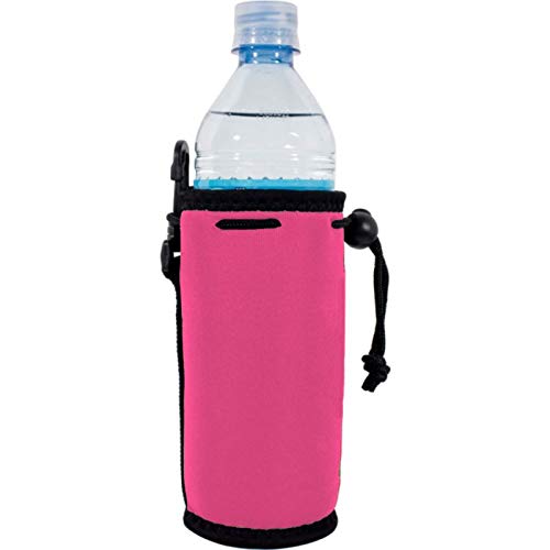 Blank Neoprene Water Bottle Coolie (100, Neon Pink)