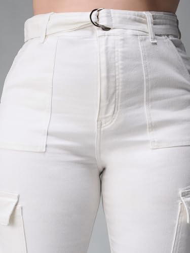 Image of Miss Chase A+ Women's Bootcut High Rise Stretchable Denim Jeans