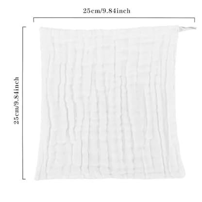 Baby-Waschlappen aus Musselin, weiche Waschlappen für Neugeborene, saugfähig, Badetücher, Gesichtstücher, Handtücher, Set (grün, Einheitsgröße) – Bild 7