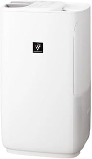 シャープ ハイブリッド式 加湿器 HV-T55-W どっちも給水 レギュラータイプ プラズマクラスター Ag+イオン タンク容量 4L ホワイト系