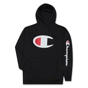 Champion Hoodie for Men Big And Tall Mens Oversized Pullover Fleece Sweatshirt