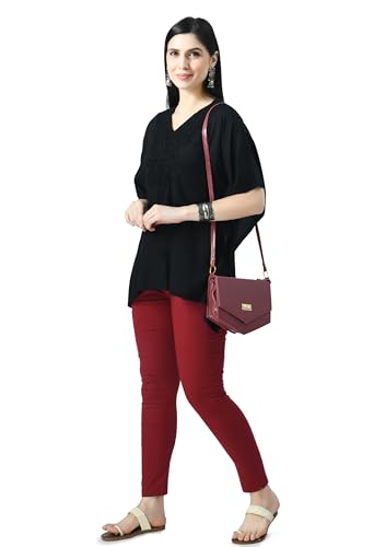 Image of QAZMI Women's Rayon Cotton Kaftan