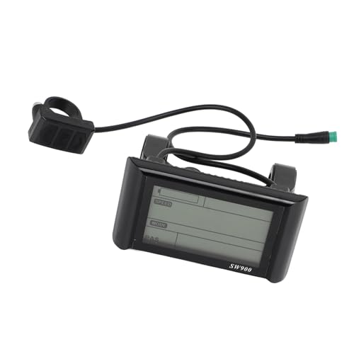 Zerodis Pantalla LCD para Bicicleta Eléctrica SW900, Velocímetro, Panel Cuentakilómetros, Medidor de Control Impermeable de 5 Pines, 24 V, 36 V, 48, 60, para Accesorios de Bicicletas Eléctricas y