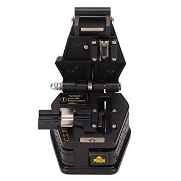 Hanutech Optical Fiber Cleaver Cutter 16 Surface Blade Single Core Cable Cutting Tool High Precision Optical Fiber Cleaver