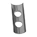 simhoa Road Bike Front Derailleur Shim Adjuster Adjustment Adaptor 4° Slanted Regulator , Silver, 4 Degree