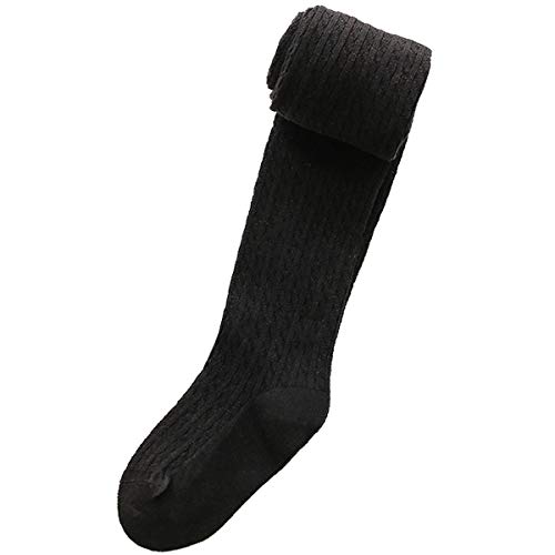 vanberfia Baby Girls Tights Cable Knit Leggings Stockings 3 Pack Pantyhose Infants Toddlers 2-10T…2