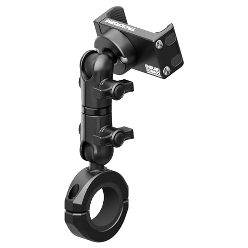 Tackform Black Motorcycle Phone Mount with Spring Cradle