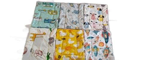 Soft Cotton Baby Goddi for 0?3 Year Kids | Comfortable & Skin-Friendly Newborn Sleeping Mat | Cute Printed Baby Bedding (Pack of 6)|PRA-P478-image-40