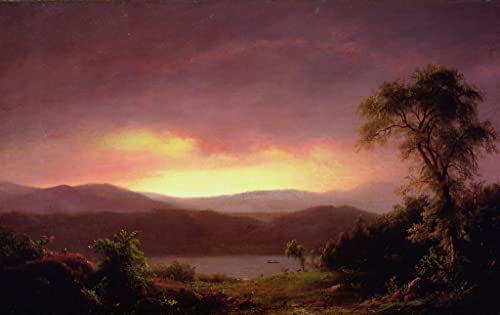 Peinture paysage de Catskill par Frederic Edwin Church toile decoration