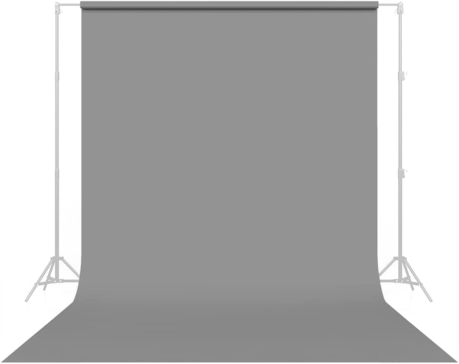 Savage Seamless Paper Photography Backdrop - Color #56 Fashion Gray, Size 107 Inches Wide x 36 Feet Long, Backdrop for YouTube Videos, Streaming, Interviews and Portraits - Made in USA