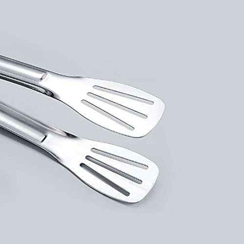 Pinzas de Cocina Pinzas de Acero Inoxidable, Antideslizantes, para Servir Buffet, repostería, Asas cómodas, Longitud: 24 cm