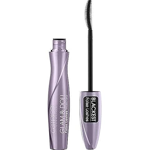 Catrice Glam&Doll False Lashes Mascara, Wimperntusche, Nr. 010 Black, schwarz, definierend, verlängernd, volumengebend, matt, vegan, ohne Parfüm, ohne Alkohol (9,5ml) Cover