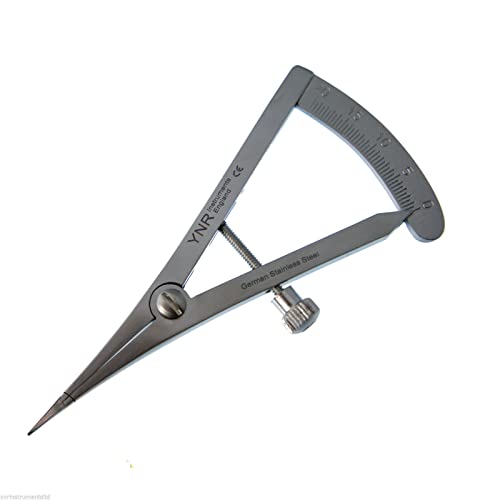 Calibrador para uñas YNR de acero inoxidable 0.2-5 mm