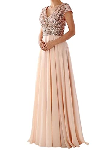 Vestidos De Noite E Vestidos Da Moda Com Lantejoulas E Decote Em V Saia De Noiva Vestido De Verão De