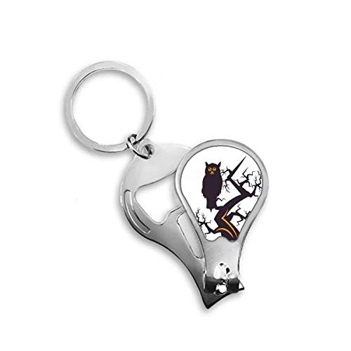 Coupe-ongles d'orteils robuste avec lames précises motif hibou DIYthinker
