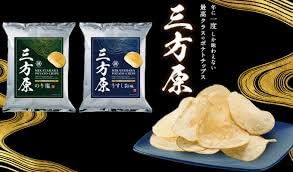 工場直送便 湖池屋 三方原 ポテトチップス BOX ２種３袋ずつ 計６袋 うすしお のり塩 夏限定 年に一度のサムネイル