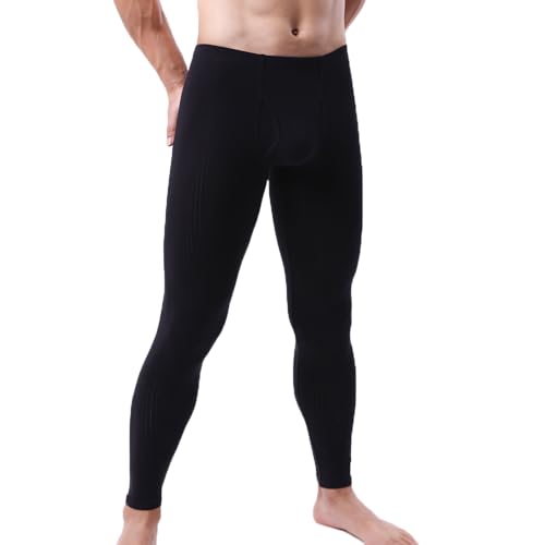 Men's Thermal Underwear Pants Breathable Thermal Bottoms Long Johns Leggings Base Layer Underwear2