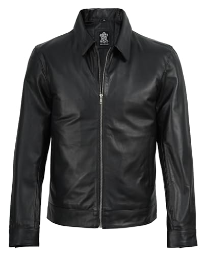 Image of Decrum Leather Jacket Men - Casual Stylish Cowhide Leather Jackets for Men