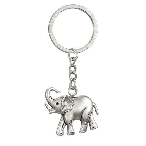 Porte-Clés Éléphant – Porte-Cléf Porte-Bonheur et Charme de Sac pour Femmes avec Design...