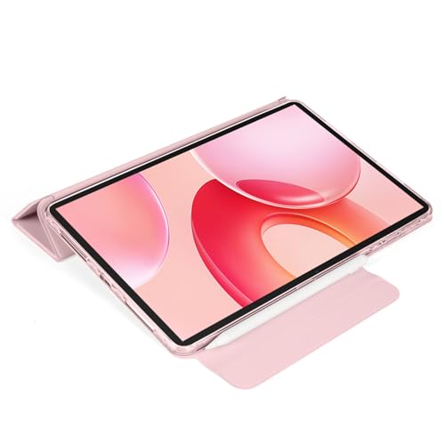 Étui Honor Tablette GT 11,5" 2025 rose à rabat magnétique amovible