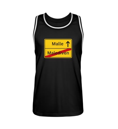 Maillot de basketball unisexe Panneau de village Malle Maldives EVJF