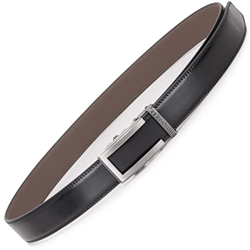 HORNBULL Riga Leather Belt for Men | Mens Belt Autolock | Formal and Casual Leather Belt…