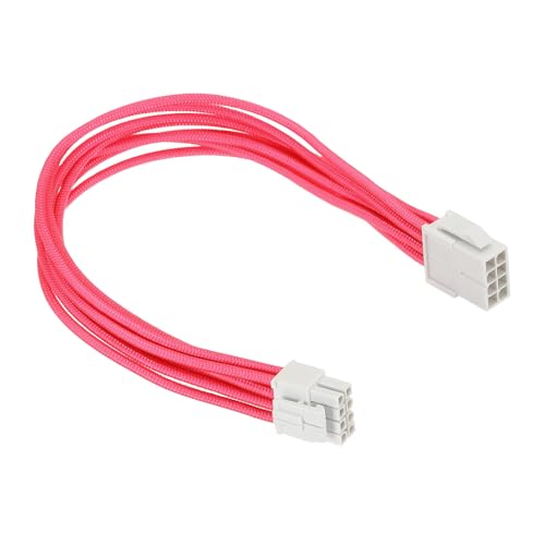 Cable CPU 8 pin macho a 8 pin 4+4 desmontable PATIKIL 18AWG 12V de 30cm para energía estable de PC