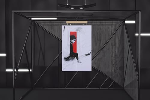 Visages Tableau d'art mural exprime l'âme et la solidarité humaine