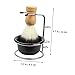 FOYTOKI Portable Shaving Kit with Soft Brush Stainless Steel Holder and Soap Bowl for Comfortable Lathering Ergonomic Design for Men and Gift Giving