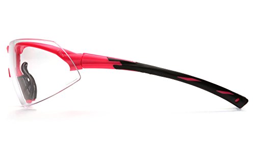 Pyramex Onix Eye Protection Pink Frame Clear Lens3