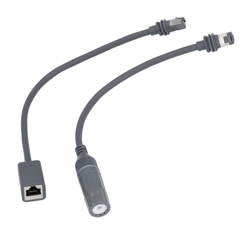 Walfront SPX to RJ45 Adapter for Gen 3, Water Proof Satellite Cable Extension 1200mbps Transfer Rate for Indoor and Outdoor Use Rubber Copper Material