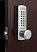 Lockey 3830SCMG Lockey 3830 3000 Series Keyless Entry Single Combination Mechanical Knob Set with Optional Passage Function