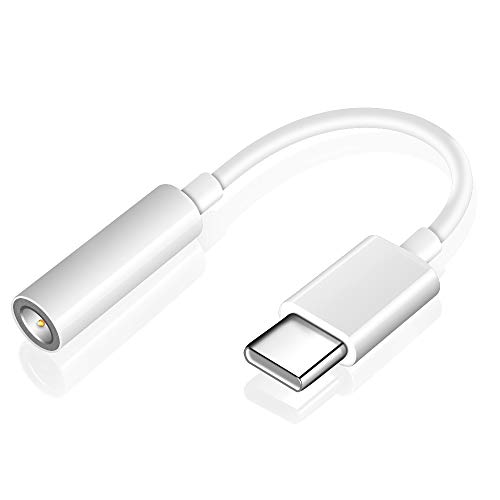 ACOCOBUY Adaptador USB C Jack 3,5 OnePlus 7T USB C Jack 3,5mm P20 Pro Tipo C a Jack 3,5 mm Compatible con Huawei P30 Pro/P20/P30 Pro/Mate 20 Pro/Mate 10 Pro, OnePlus 6T