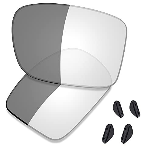 Image of SAUCER Premium Replacement Lenses & Nosepads for Oakley Double Edge OO9380-66mm Sunglasses