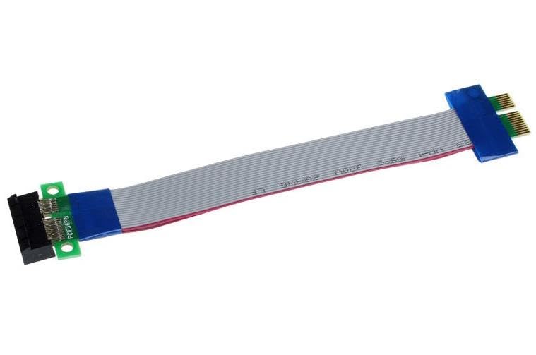 Lunatic 5146 Pcı-e Express 1x Dişi Erkek Riser Yükseltici 20 CM Uzatma Kablosu Kablo