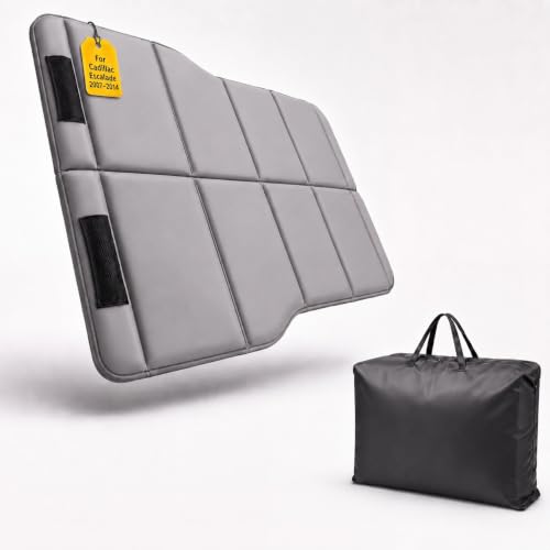 Image of Car Mattress for 2007-2014 Cadillac Escalade, Upgraded Non-Inflatable Thickened Foam SUV Car Camping Mattress, Foldable Trunk Sleeping Pad Car Bed Mattress for Road Trips Camping Travel