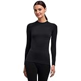 FALKE Damen Baselayer-Shirt Maximum Warm Round Neck W L/s Sh Funktionsmaterial schnelltrocknend 1...