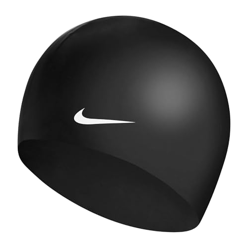Nike Au C 93060 0 011 Black/White Gorro De Natación, Unisex Adulto, Talla Única