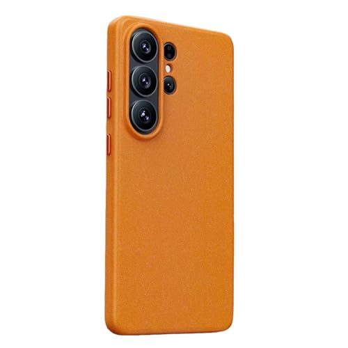 Coque Samsung S26 Ultra orange givrée et magnétique pour recharge sans fil sans compromis
