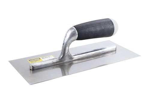 Llana - herramienta de acero carbono de 280x130mm, ideal para acabados lisos en la construcción. *