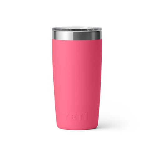 Image of YETI Rambler 10 oz Tumbler, Stainless Steel, Vacuum Insulated with MagSlider Lid, Tropical Pink
